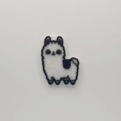 Móc khóa Llama dễ thương (Cute Llama Keychain) - Thiết kế in 3D đẹp