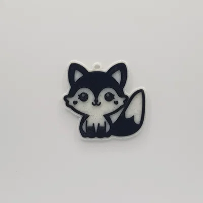 Móc khóa Cáo dễ thương (Cute Fox Keychain) - Tự in 3D cực đơn giản