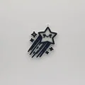 Móc khóa ngôi sao băng đáng yêu (Cute Shooting Star Keychain) cho máy in 3D - Thumbnail 1