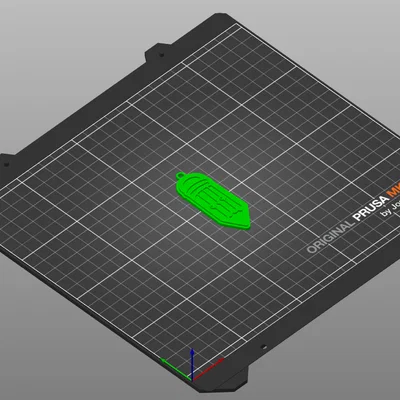 Móc khóa hình bút chì xinh xắn in 3D (Cute Pencil Keychain)