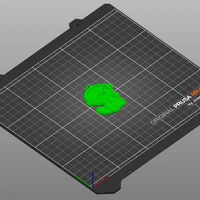 Móc khóa rái cá dễ thương - Mô hình in 3D siêu xinh
