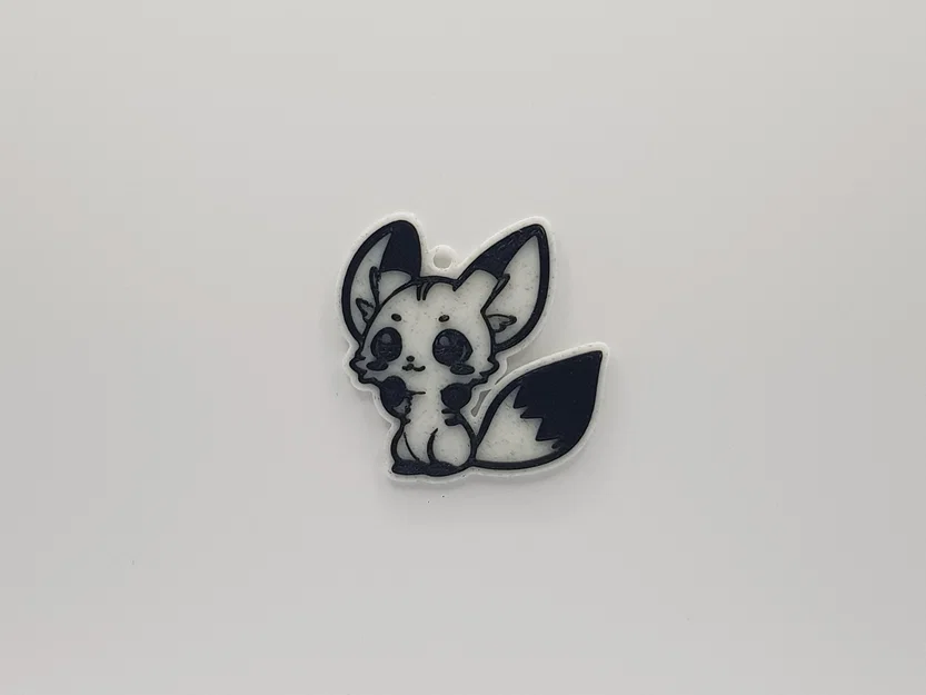 Móc khóa Cáo Fennec (Fennec Fox) siêu dễ thương cho máy in 3D - Image 1