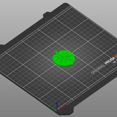 Móc khóa hình lá Monstera Deliciosa độc đáo - In 3D dễ dàng