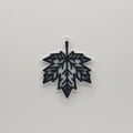 Móc khóa hình lá phong (Maple Leaf Keychain) - Mẫu in 3D tinh tế - Thumbnail 1