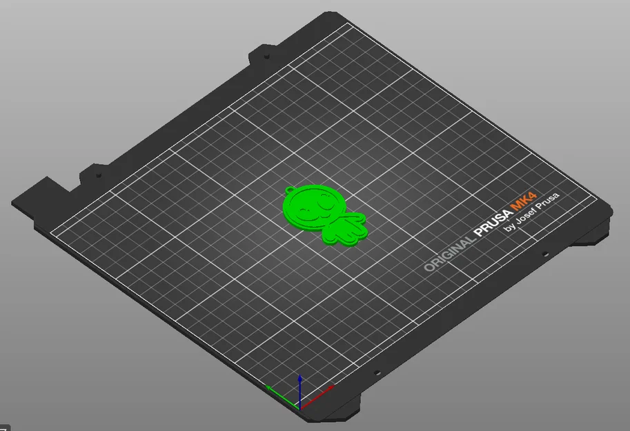 Móc khóa người ngoài hành tinh dễ thương in 3D - Image 2