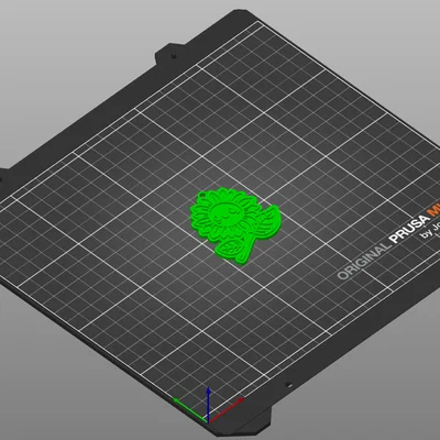Móc khóa hoa hướng dương (Cute Sunflower Keychain) in 3D dễ thương