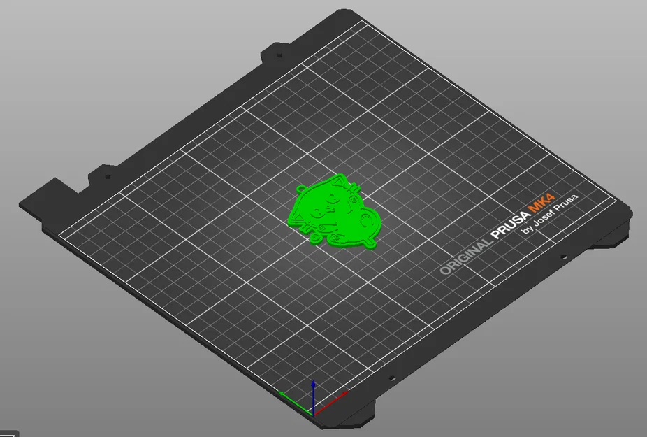 Móc khóa mèo con (Cute Cat Keychain) đáng yêu cho máy in 3D - Image 2