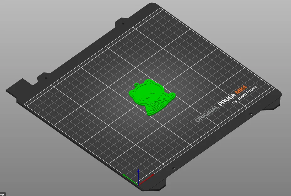 Móc khóa mèo dễ thương đang ăn bánh - Mô hình in 3D xinh xắn - Image 2