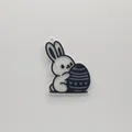 Móc khóa thỏ Phục sinh (Easter Bunny Keychain) đáng yêu dễ in 3D - Thumbnail 1