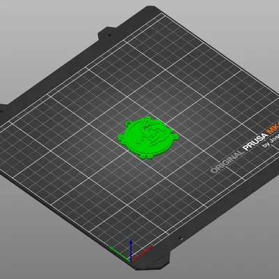 Móc khóa Mặt Trăng ôm Trái Đất 3D in dễ dàng