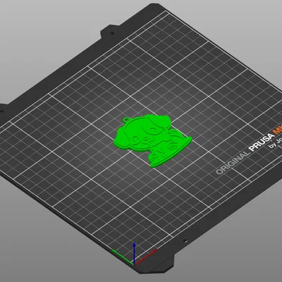 Móc khóa cún con dễ thương - Mẫu in 3D đơn giản và tinh tế