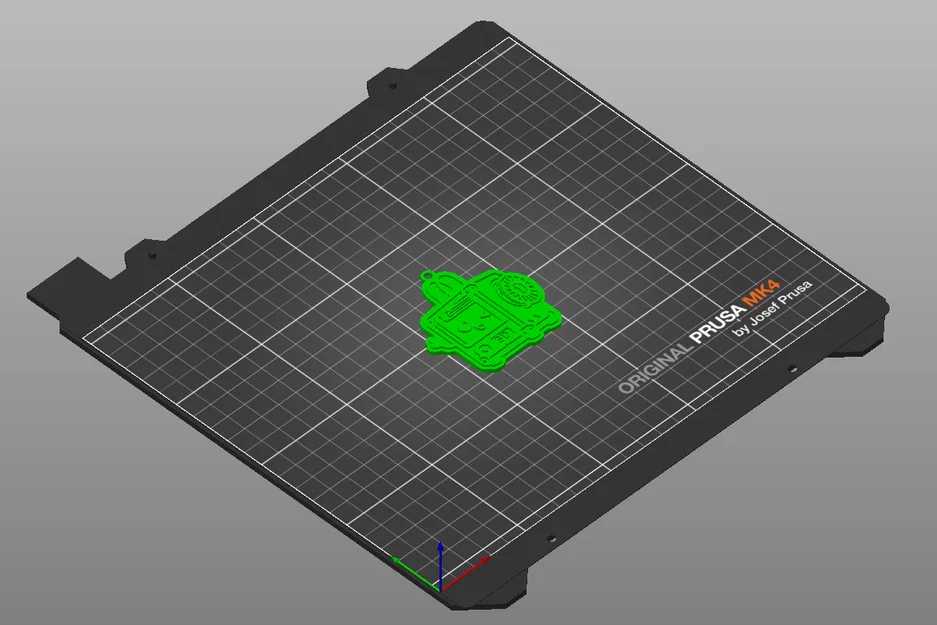 Móc khóa máy in 3D (Happy 3D Printer Keychain) cực dễ thương - Image 2