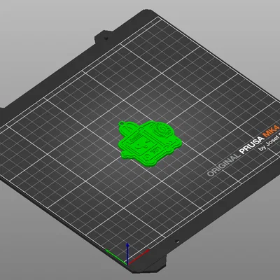 Móc khóa máy in 3D (Happy 3D Printer Keychain) cực dễ thương