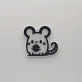 Móc khóa chú chuột cầm ly cà phê dễ thương (Cute Mouse Keychain) - Thumbnail 1