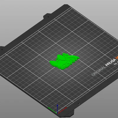 Móc khóa dơi nhỏ đang ngủ dễ thương - File in 3D xinh xắn