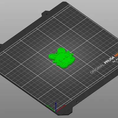 Móc khóa thỏ con Easter Bunny dễ thương - File in 3D miễn phí