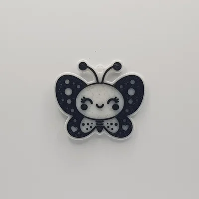 Mẫu in 3D móc khóa chú bướm nhỏ xinh xắn dễ làm