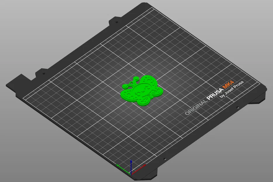 Mẫu in 3D móc khóa chú bướm nhỏ xinh xắn dễ làm - Image 2