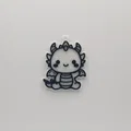 Móc khóa rồng con vẫy tay: Mô hình 3D xinh xắn dễ in cho người mới - Thumbnail 1