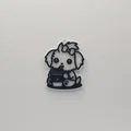 Móc khóa chú chó Yorkie uống cà phê đáng yêu - File in 3D dễ làm - Thumbnail 1