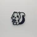 Móc khóa chú sóc đáng yêu (Cute Squirrel Keychain) in 3D dễ dàng - Thumbnail 1