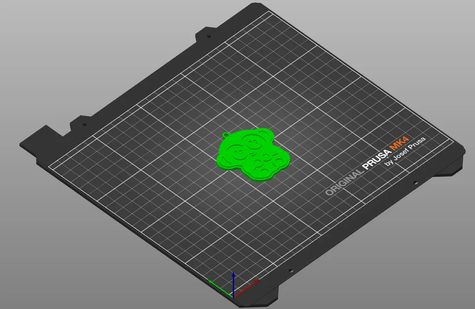 Móc khóa chú cu li 3D siêu đáng yêu - In dễ dàng tại nhà - Image 2