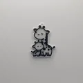 Mẫu in 3D móc khóa mẹ con hươu cao cổ đáng yêu - Thumbnail 1