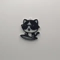 Móc khóa chú mèo lướt sóng đáng yêu - Mẫu in 3D đơn giản - Thumbnail 1