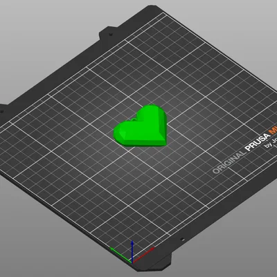 Móc khóa trái tim Low Poly - Mẫu in 3D xinh xắn và dễ làm