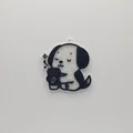 Móc khóa chú cún ôm ly cà phê (Puppy with Coffee Keychain) - Thumbnail 1
