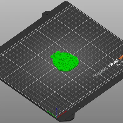 Móc khóa giỏ trứng Phục sinh 3D in dễ dàng