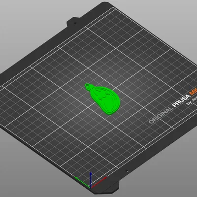 Móc khóa chuối dễ thương - File in 3D nhỏ gọn, dễ làm