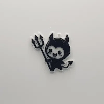 Móc khóa quỷ nhỏ Cute Devil Keychain - Mô hình in 3D cực dễ thương