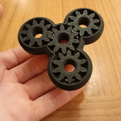 Fidget Spinner Bánh Răng Track 3 Gear 100% Print-in-Place