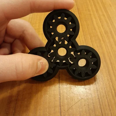 Fidget Spinner Bánh Răng Track 3 Gear 100% Print-in-Place