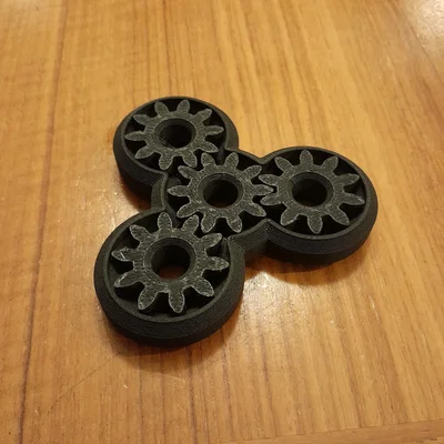Fidget Spinner Bánh Răng Track 3 Gear 100% Print-in-Place