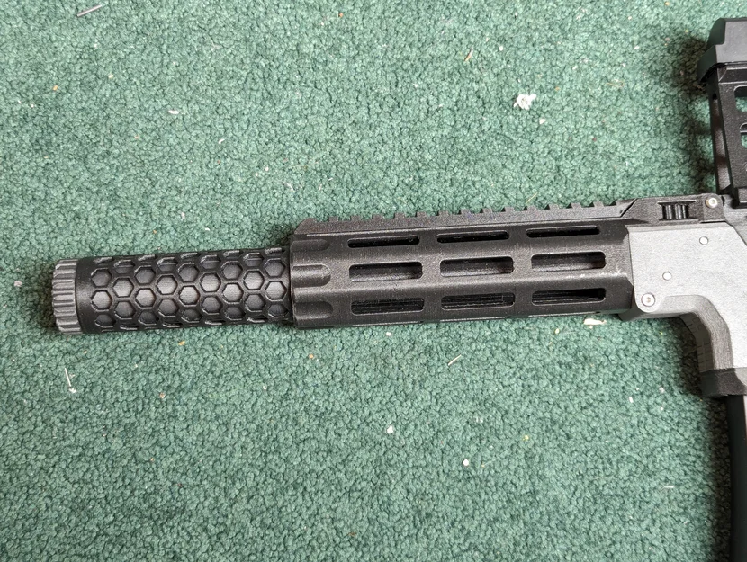 M-Lok Handguard Dài Hơn cho Mosquito V2 Airsoft Kit (200mm, 3 slot) - Image 2