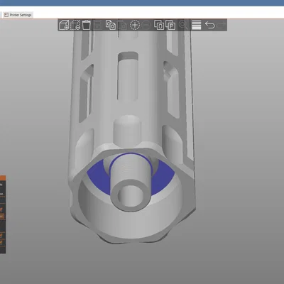 M-Lok Handguard Dài Hơn cho Mosquito V2 Airsoft Kit (200mm, 3 slot)