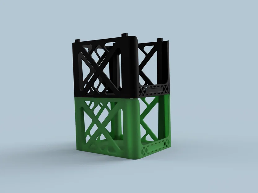 Giỏ Xếp Chồng Modular - Cỡ Lớn - Image 2