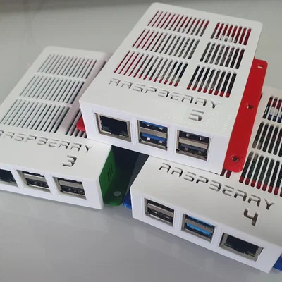 Case Raspberry Pi 5 xịn, kèm ngàm VESA (V3.6)