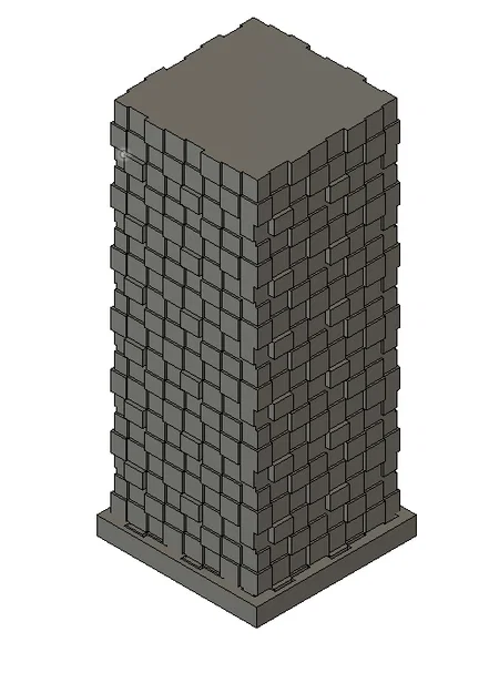 Lamp #57 - Chụp đèn Square Block gắn với Bambu Lamp Kit 001 Base - Image 3