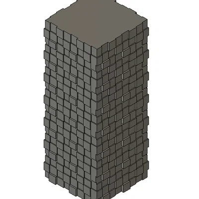 Lamp #57 - Chụp đèn Square Block gắn với Bambu Lamp Kit 001 Base