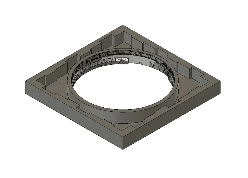 Lamp #57 - Chụp đèn Square Block gắn với Bambu Lamp Kit 001 Base - Image 5