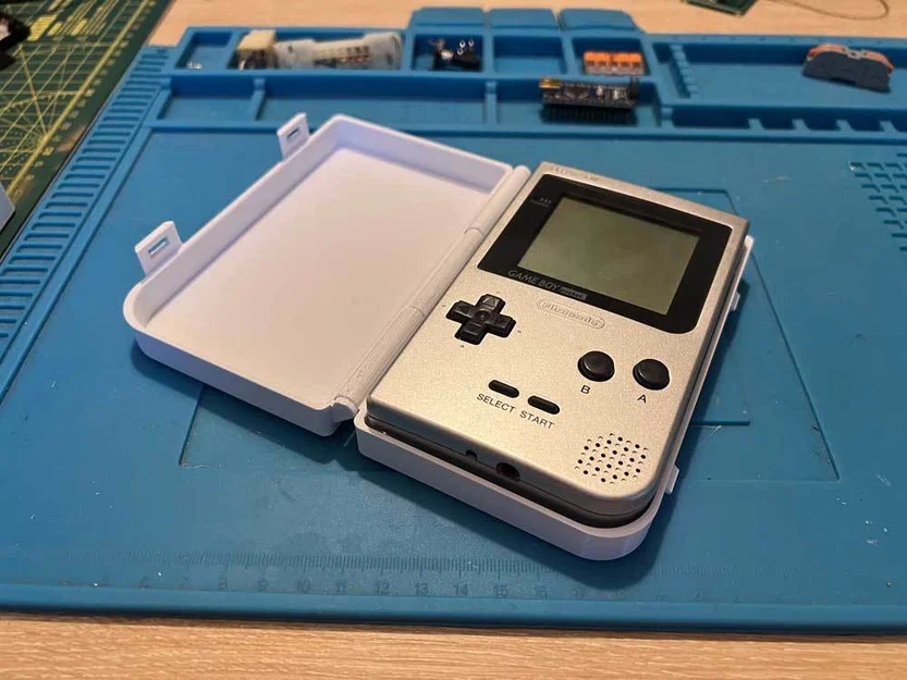 Hộp box bản lề in 3D cho Game Boy Pocket (Box case) - Image 1