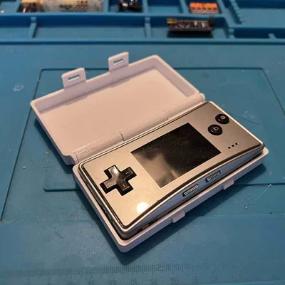 Hộp Box Case có bản lề in 3D cho Game Boy Micro