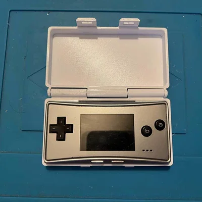 Hộp Box Case có bản lề in 3D cho Game Boy Micro