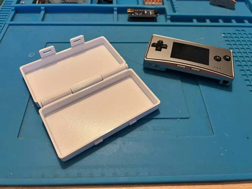 Hộp Box Case có bản lề in 3D cho Game Boy Micro - Image 4