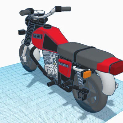 Mô hình xe máy cổ điển IZh Planeta 5 - Tải file in 3D STL chất lượng