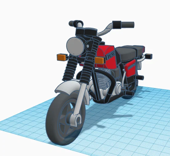 Mô hình xe máy cổ điển IZh Planeta 5 - Tải file in 3D STL chất lượng - Image 4