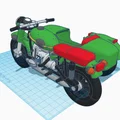 Mô hình in 3D xe mô tô 3 bánh Ural M67-36 cổ điển - Thumbnail 4